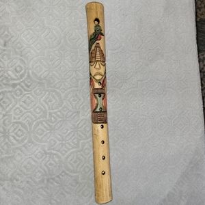 Hand Carved Wooden Native Flute